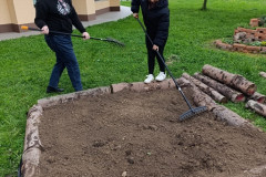 Příprava jahodária.