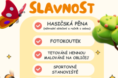 Zahradní slavnost - letáček