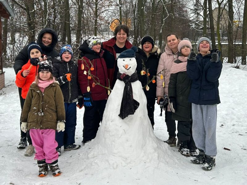 Zimní radost a pomoc ptáčkům