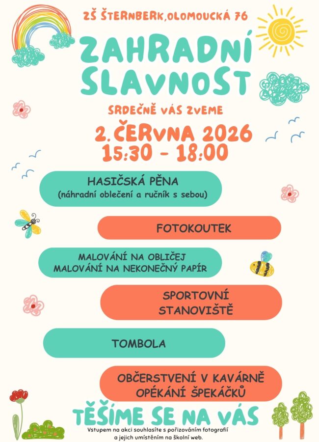 Pozvánka na Zahradní slavnost 2026