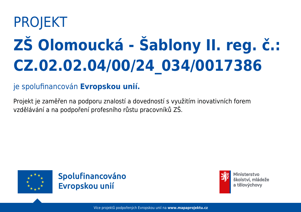Projekt - Šablony II Projekt - Šablony II
